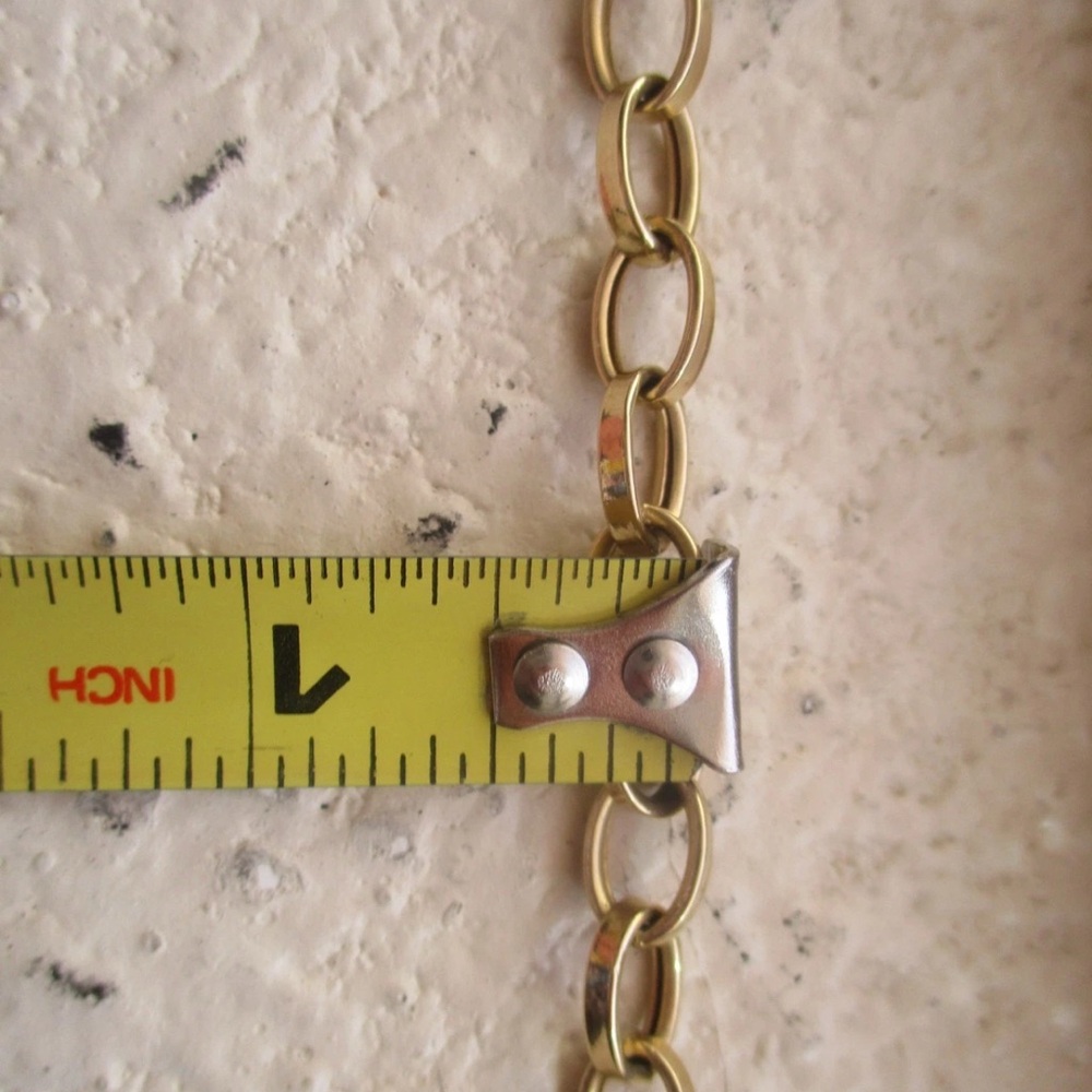 Gold Chain Bracelet with Heart Charm 14 k - Picture 5 of 7